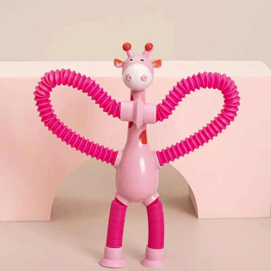 LED Stretch & Suction Giraffe Toy
