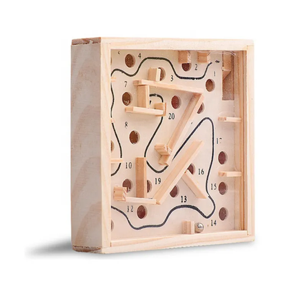 Wooden Labyrinth Ball Maze Puzzle Game