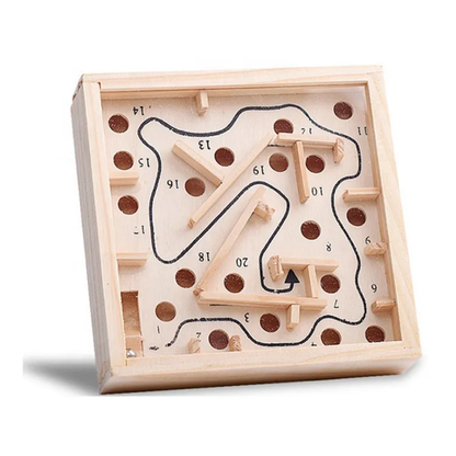 Wooden Labyrinth Ball Maze Puzzle Game
