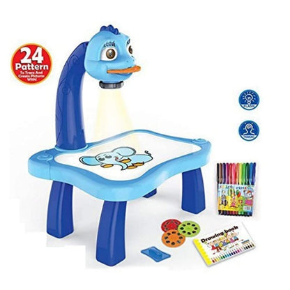 Kids Projection Drawing Table with 3 Slides & 24 Patterns