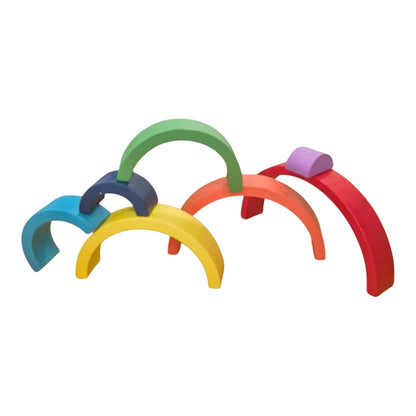 Wooden Rainbow Staker