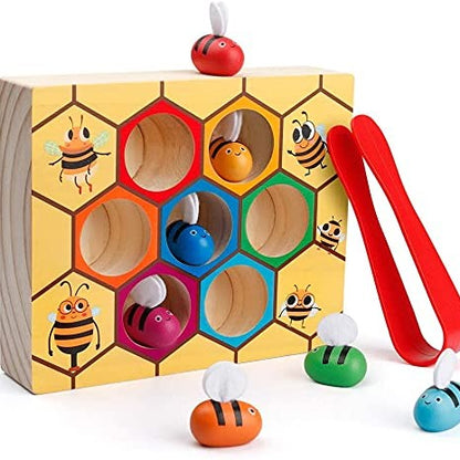 Honey Bee-Catching Sorting & Stacking - Skills Enhancement Motor Skill Toys