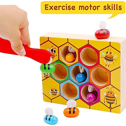 Honey Bee-Catching Sorting & Stacking - Skills Enhancement Motor Skill Toys
