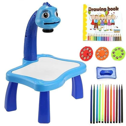 Kids Projection Drawing Table with 3 Slides & 24 Patterns