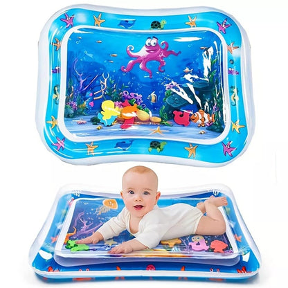 Baby Water Tummy Time Sensory Mat – Ocean Animals | Sensory & Motor Skill Development