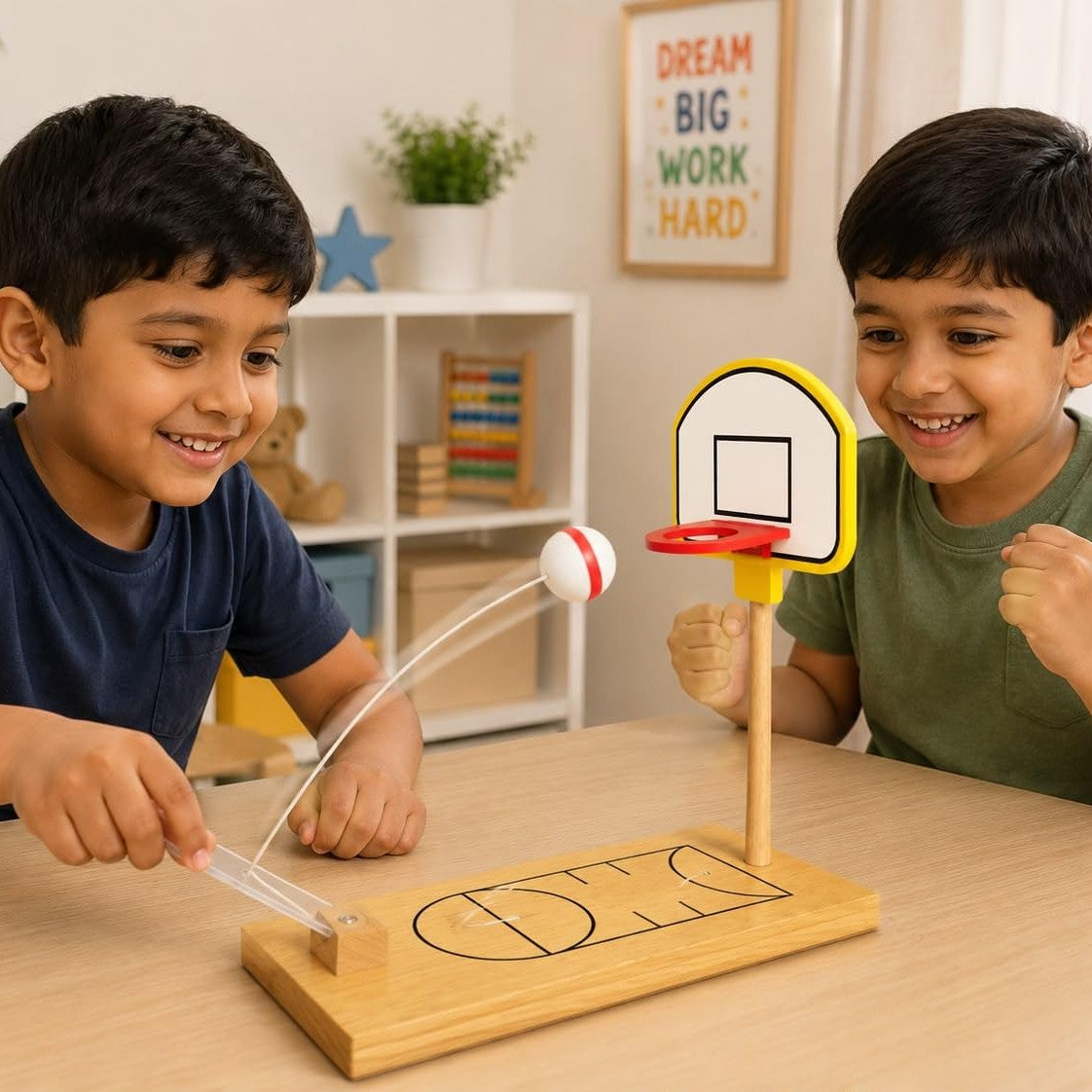 Mini Tabletop Basketball Game for Kids & Adults