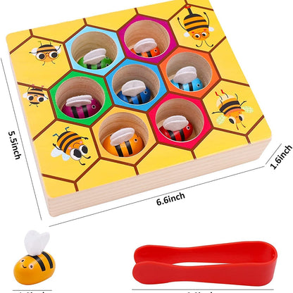 Honey Bee-Catching Sorting & Stacking - Skills Enhancement Motor Skill Toys