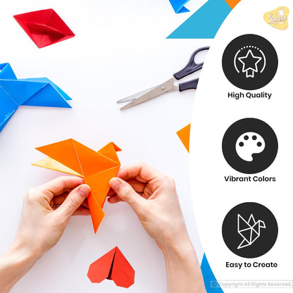 Kids Origami Paper Craft Kit – 56 Creative Designs with 3 Sheets Each