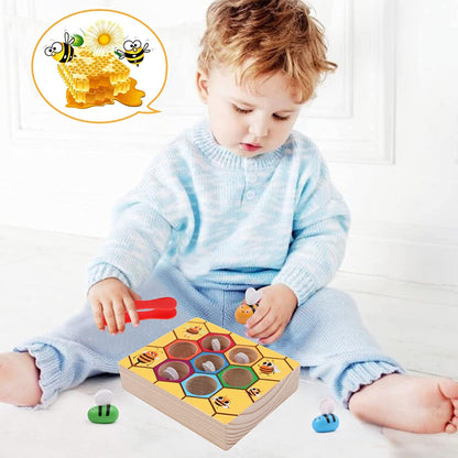 Honey Bee-Catching Sorting & Stacking - Skills Enhancement Motor Skill Toys