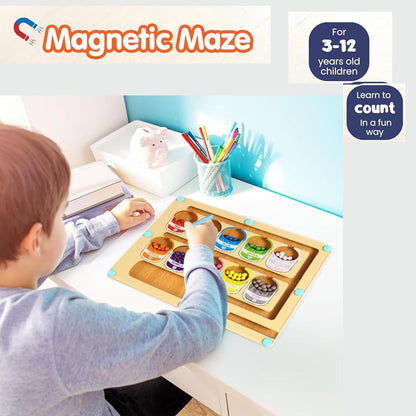 Color Classification Magnetic Counting & Color Matching Board for Kids