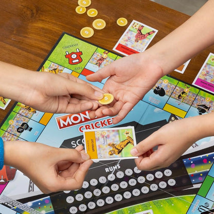 Monopoly Cricket Board Game – Cricket-Themed Strategy & Trading Game | 2–6 Players