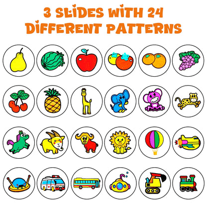 Kids Projection Drawing Table with 3 Slides & 24 Patterns
