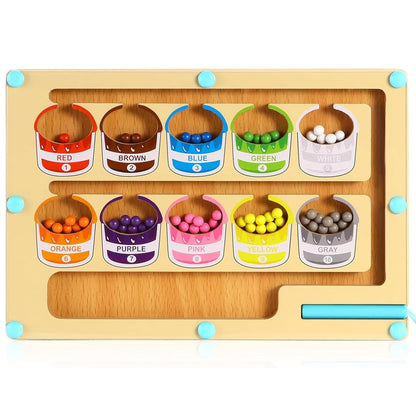 Color Classification Magnetic Counting & Color Matching Board for Kids