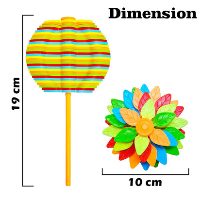 Candy Flower Spinner Toy for Kids | Colorful Twisting & Rotating Sensory Fidget Toy