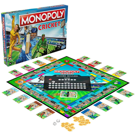 Monopoly Cricket Board Game – Cricket-Themed Strategy & Trading Game | 2–6 Players