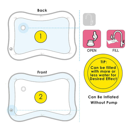 Baby Water Tummy Time Sensory Mat – Ocean Animals | Sensory & Motor Skill Development