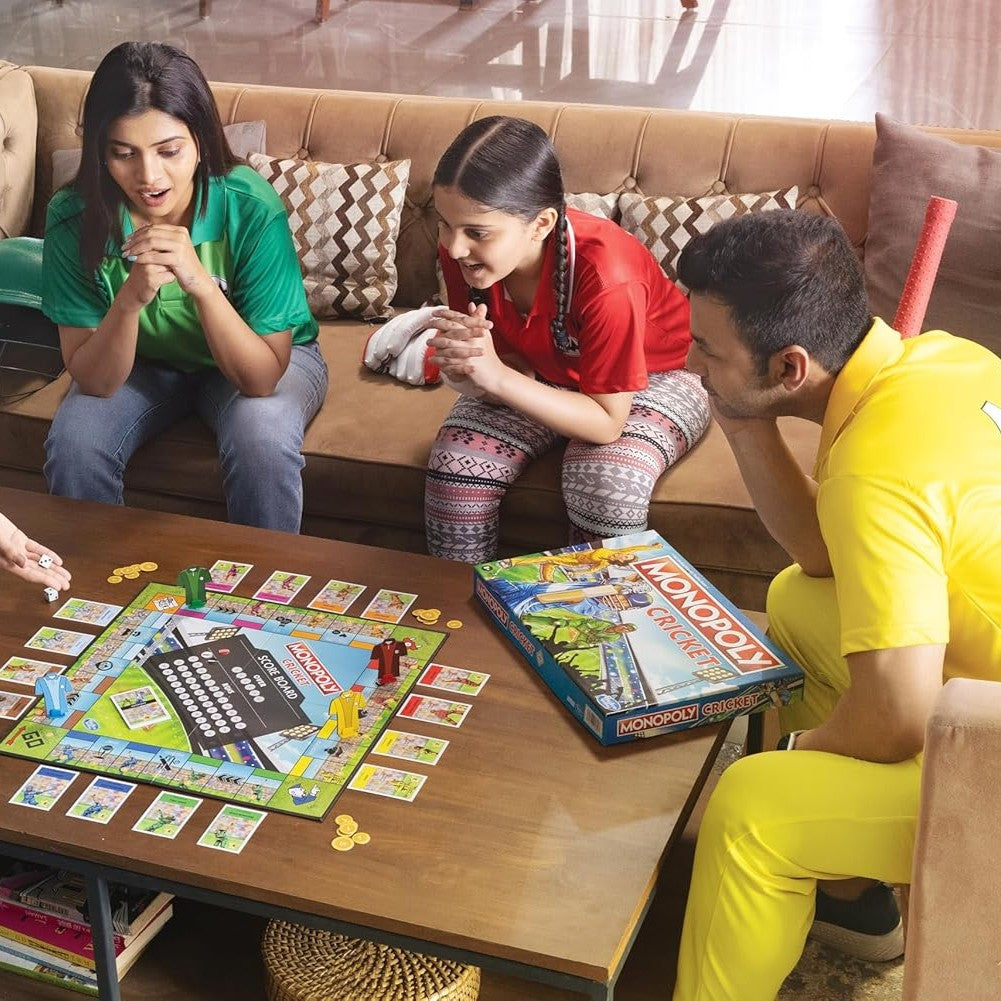 Monopoly Cricket Board Game – Cricket-Themed Strategy & Trading Game | 2–6 Players