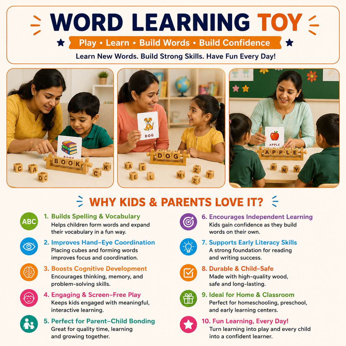 Word Pair Learning: Alphabet & Spelling Game