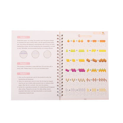 4-in-1 Magic Reusable Practice Copybook Set
