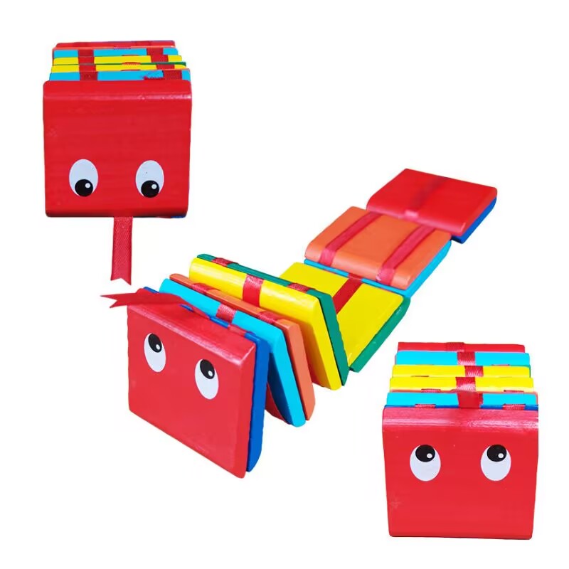 Wooden Rainbow Cascade Toy (ladder Flip)