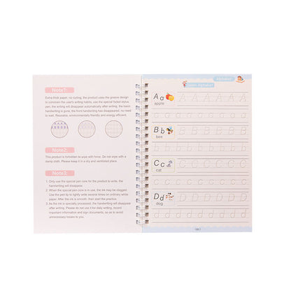 4-in-1 Magic Reusable Practice Copybook Set