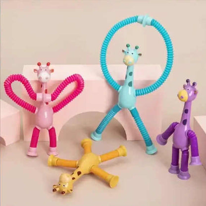 LED Stretch & Suction Giraffe Toy