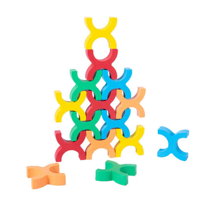 Balanced Blocks Wooden Stacking Game