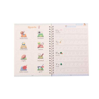 4-in-1 Magic Reusable Practice Copybook Set