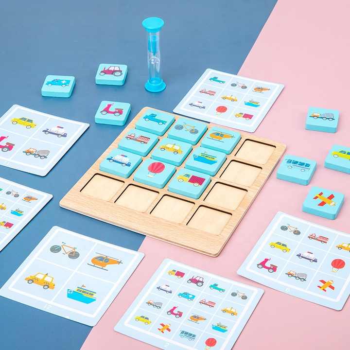 Memory Wooden Memory Game | Brain-Boosting Pattern Matching Toy for Kids 3+
