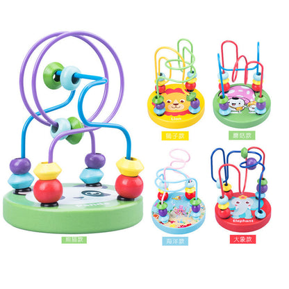 Mini Wooden Bead Maze Toy