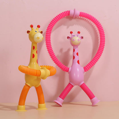 LED Stretch & Suction Giraffe Toy
