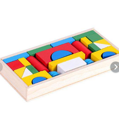 Wooden Castle Building Blocks – Montessori Construction Toy