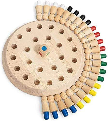 Wooden Memory Chess Game – Match, Remember & Win!