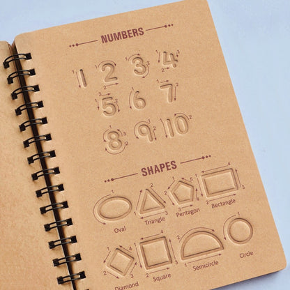 Hand writting Tracing Basic Lines & Curves & Numbers Book