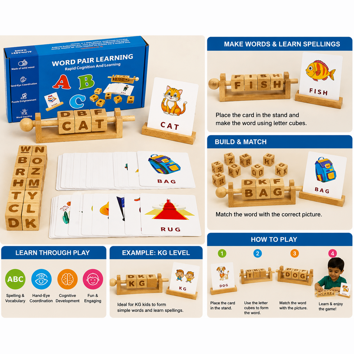 Word Pair Learning: Alphabet & Spelling Game